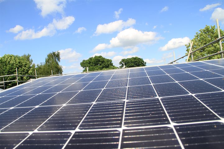 A solar panel